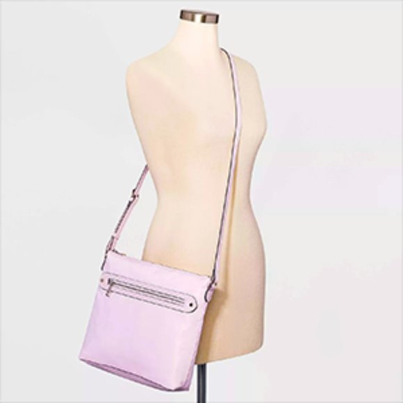A New Day Crossbody Shoulder Purse Solid Pink NWT - Picture 5 of 5